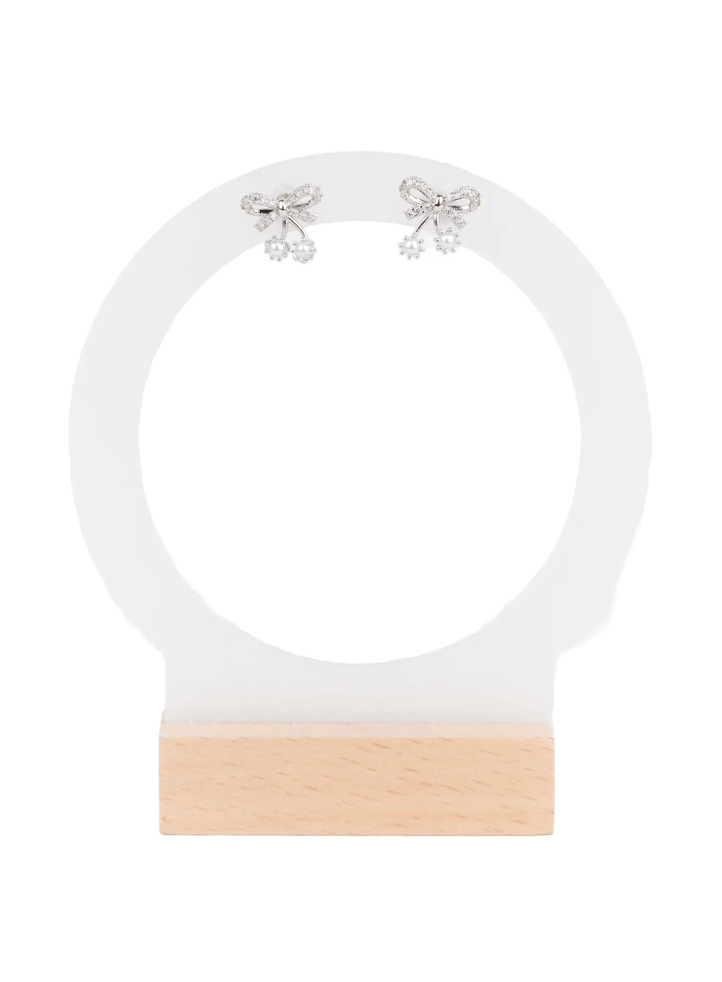Bow Drop Earrings F502