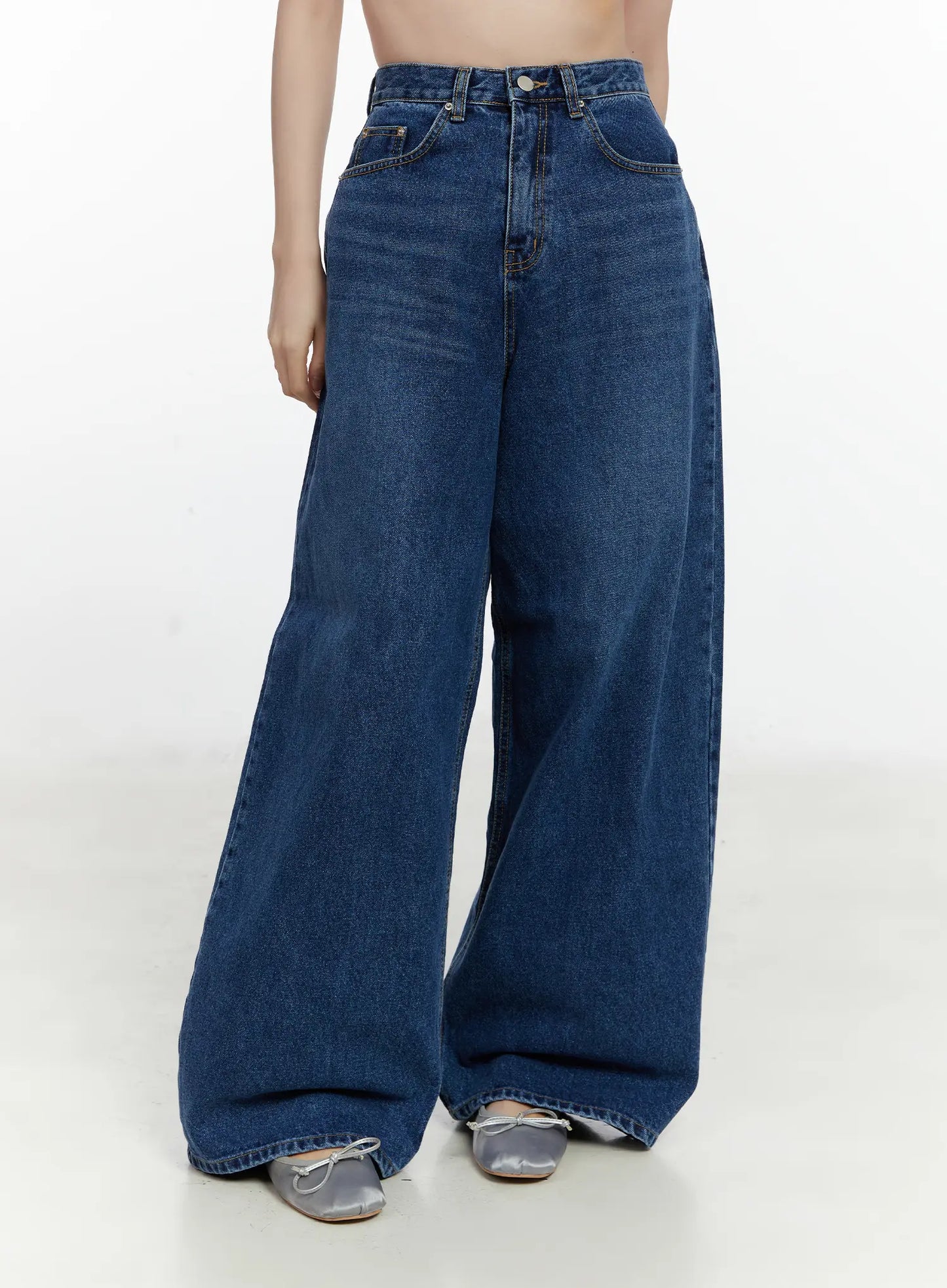 Alivia Casual Wide Leg Jeans F502