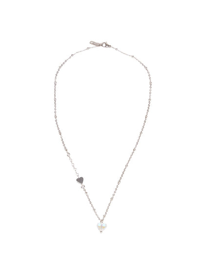 Clear Heart Necklace CF528