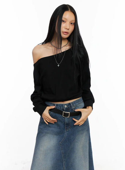 Casual Boat Neck Sweatshirt CO529