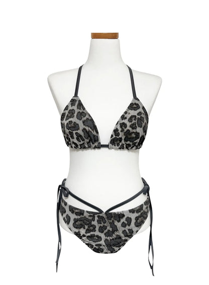 Chic Leopard Print Bikini Set IY514