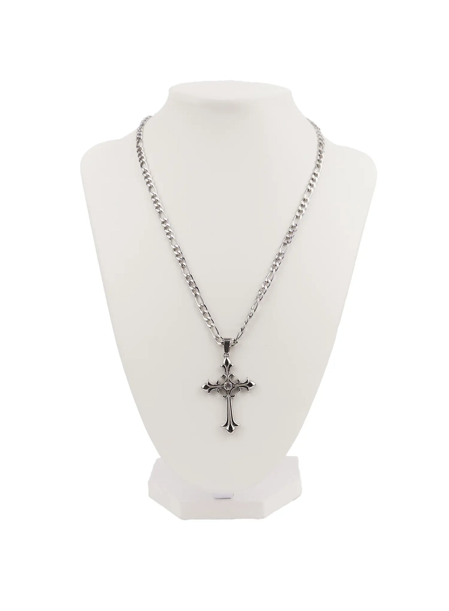 Chunky Chain Cross Necklace CM505