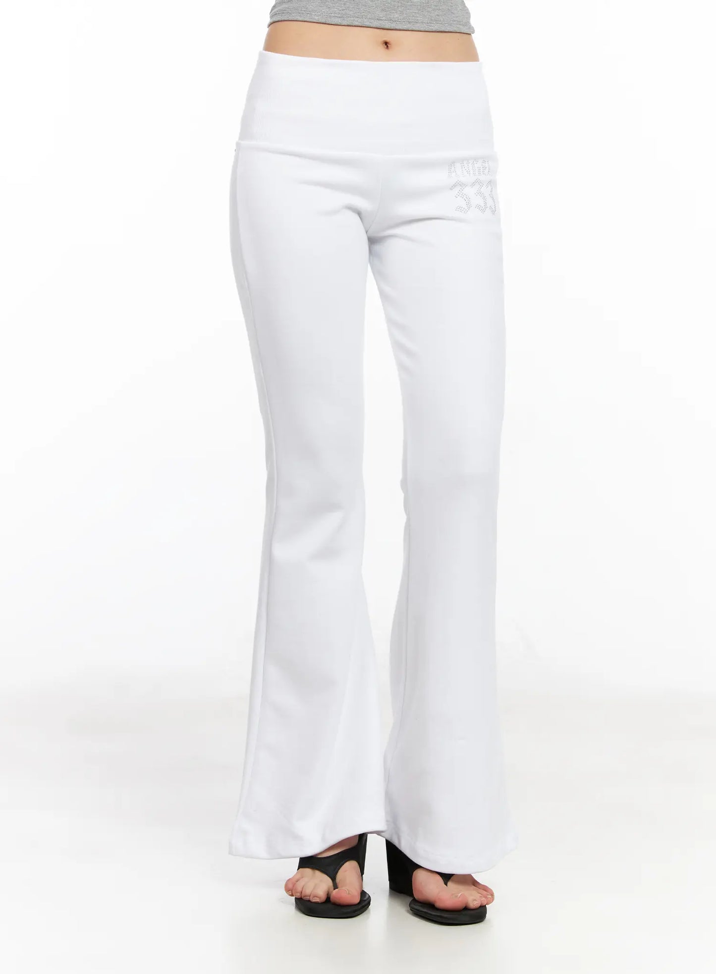 Angelic Studded Bootcut Leggings CM517