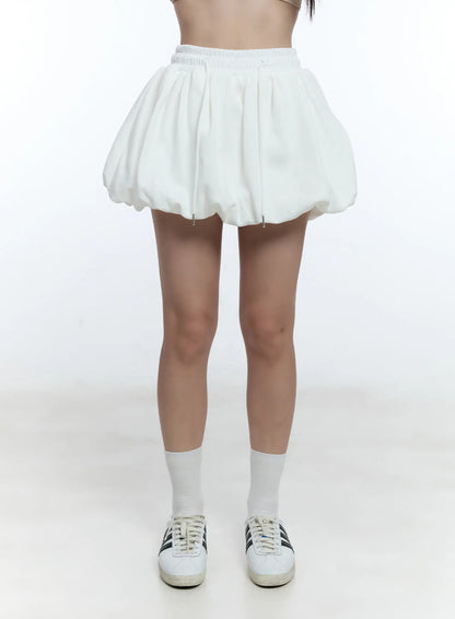 Adjustable Balloon Mini Skirt CU526