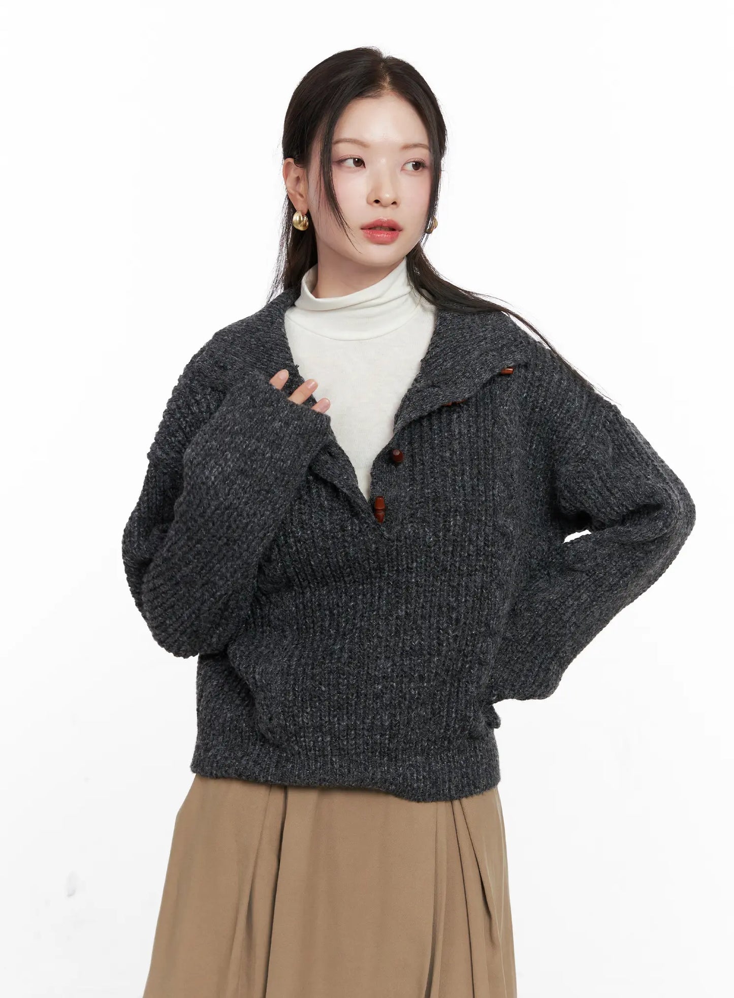 Chunky Knit Pullover CO531
