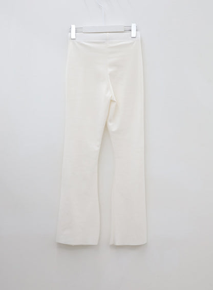 Boot-Cut Slit Banded Pants IU5