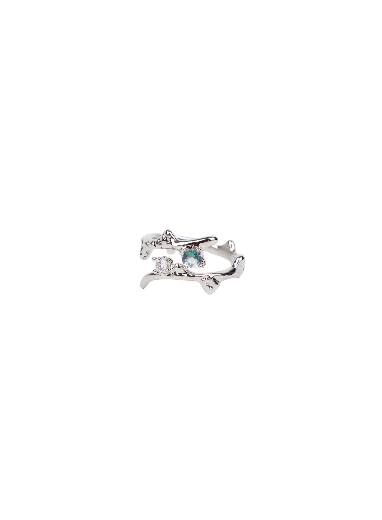 Blue Cubic Ring CA508