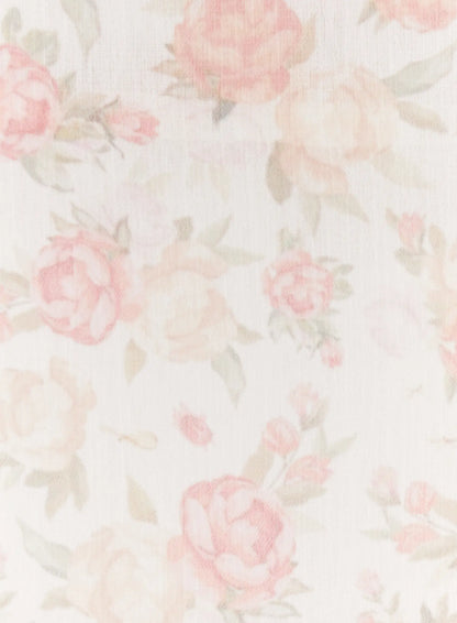 Chiffon Floral Tie Strap Mini Dress CA509
