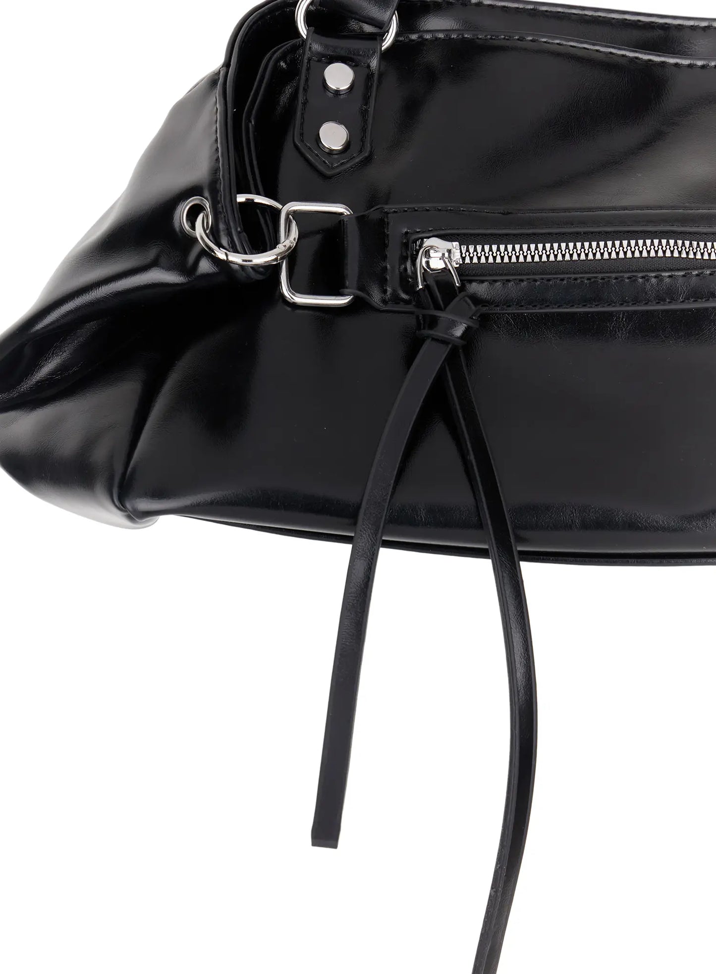 Chic Vegan Leather Shoulder Bag CM526