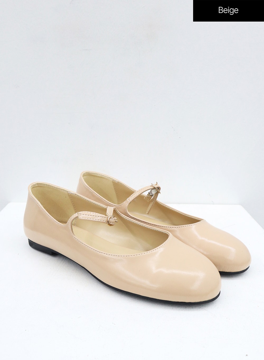 Buckle Round Mary Jane Flats OJ305