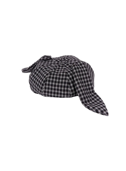 Checkered Rabbit Ear Hat CY513