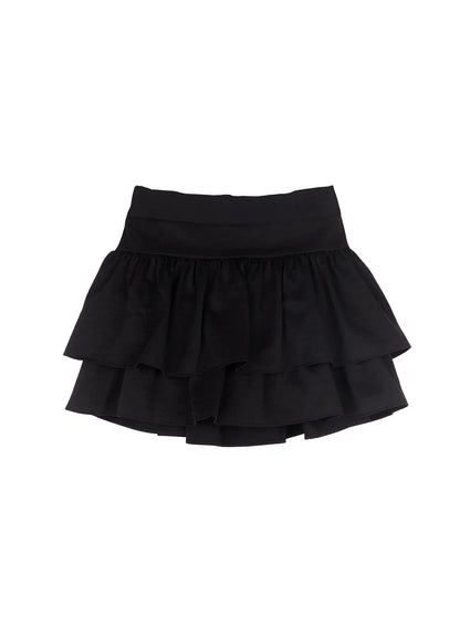 Chic Ruffled Layered Mini Skirt CJ526