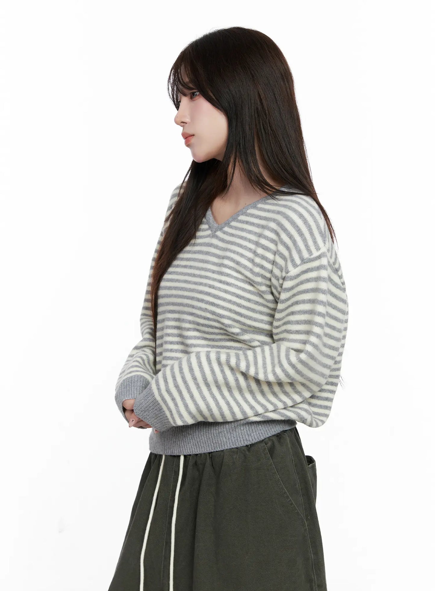 Casual Plaid Long Sleeve Top CO520