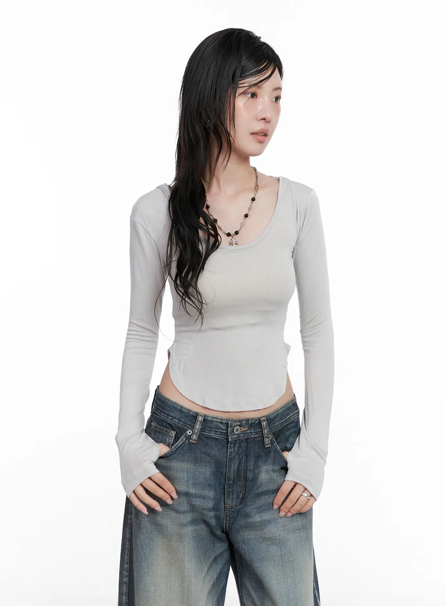 Basic Slim Fit Hoodie CS526