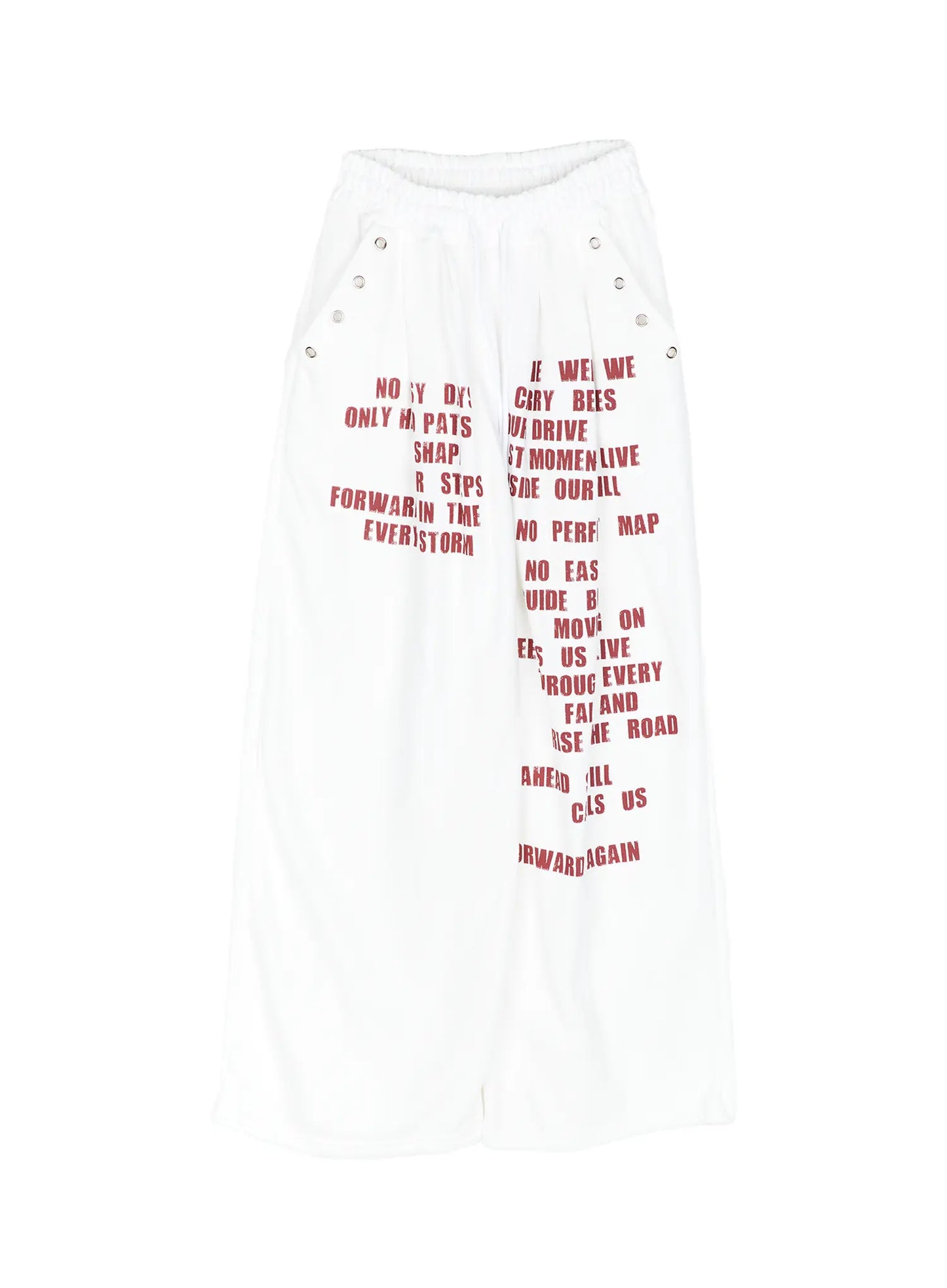 Casual Printed Wide Leg Sweatpants CY529