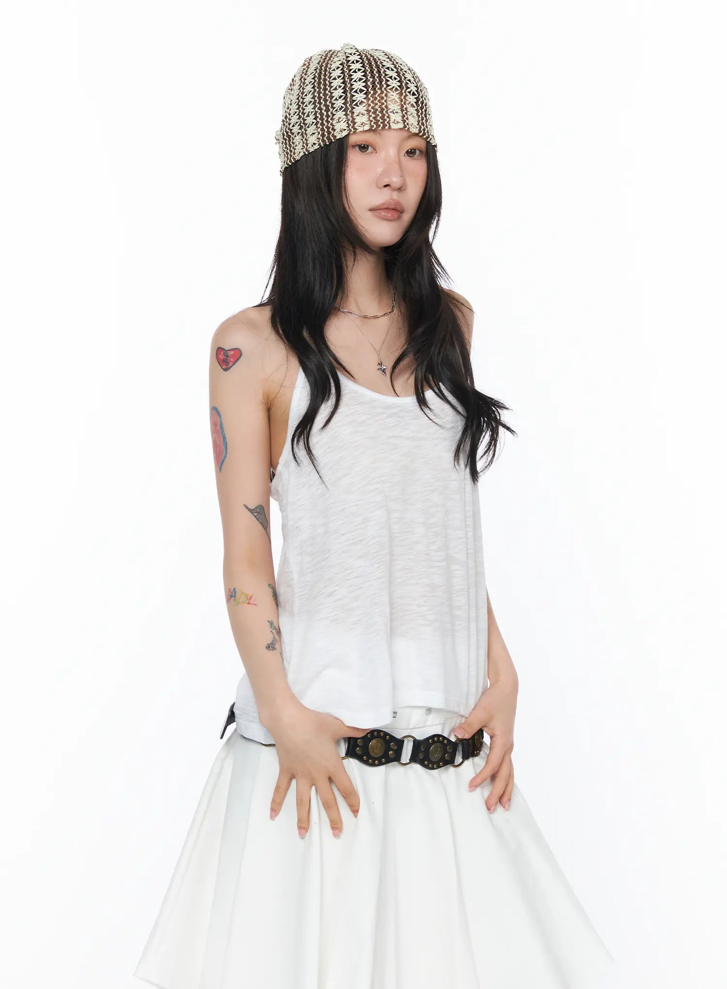 Basic Loose-Fit Tank Top CA527