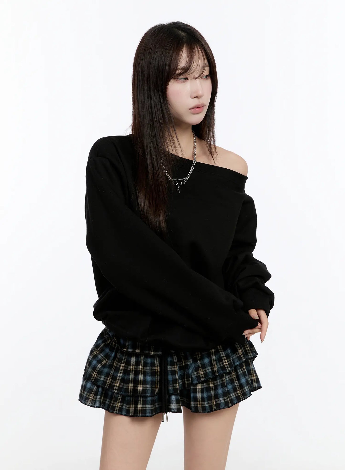 Casual Off-Shoulder Sweatshirt CN524