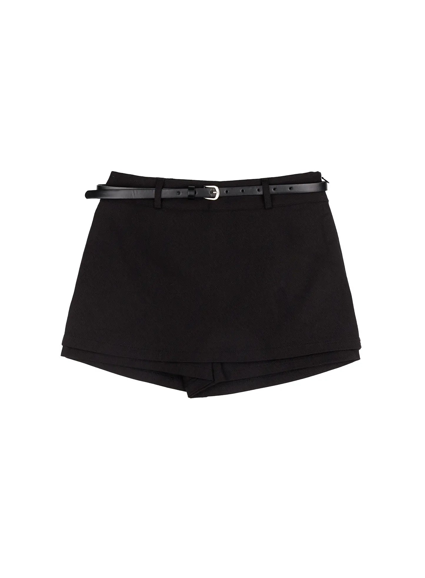 Chic Belted Mini Skort F502
