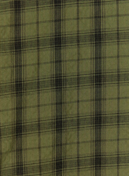 Checkered Hooded Vest CA506
