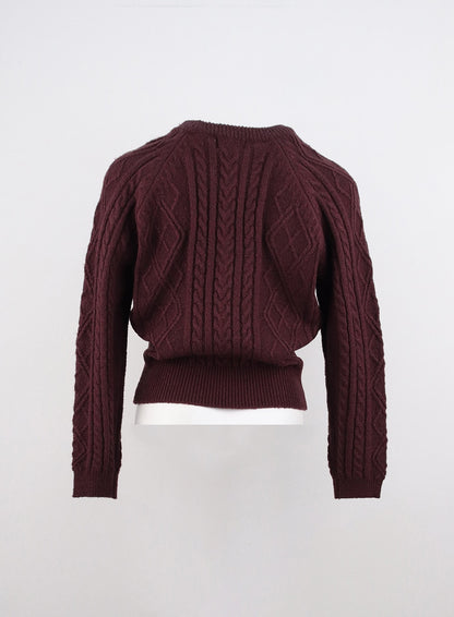 Classic Cable Knit Sweater OO319