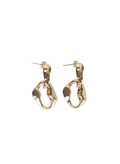 Bold Link Earrings CA516