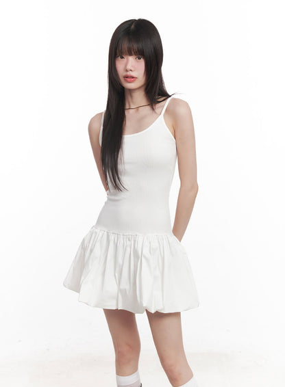 Balloon Cami Mini Dress CY521