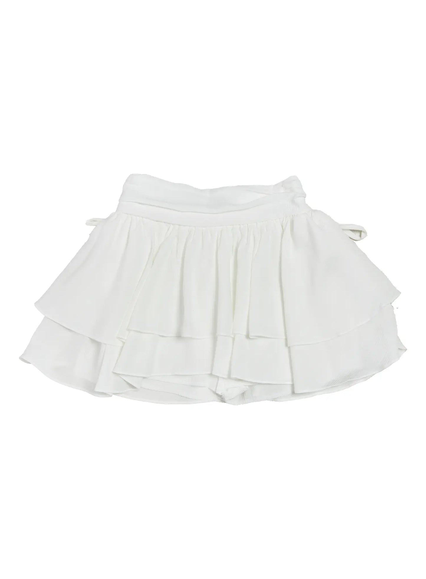 Chic Ribbon Flare Mini Skirt CJ523