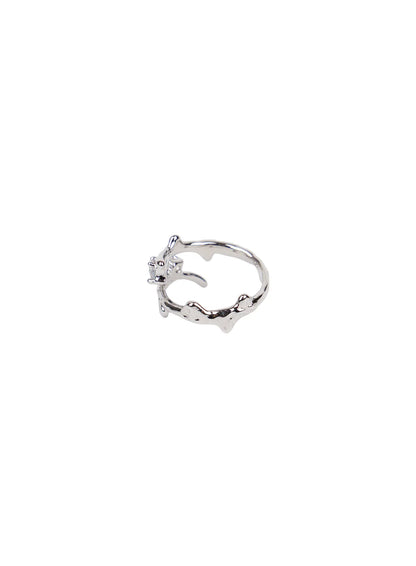Blue Cubic Ring CA508
