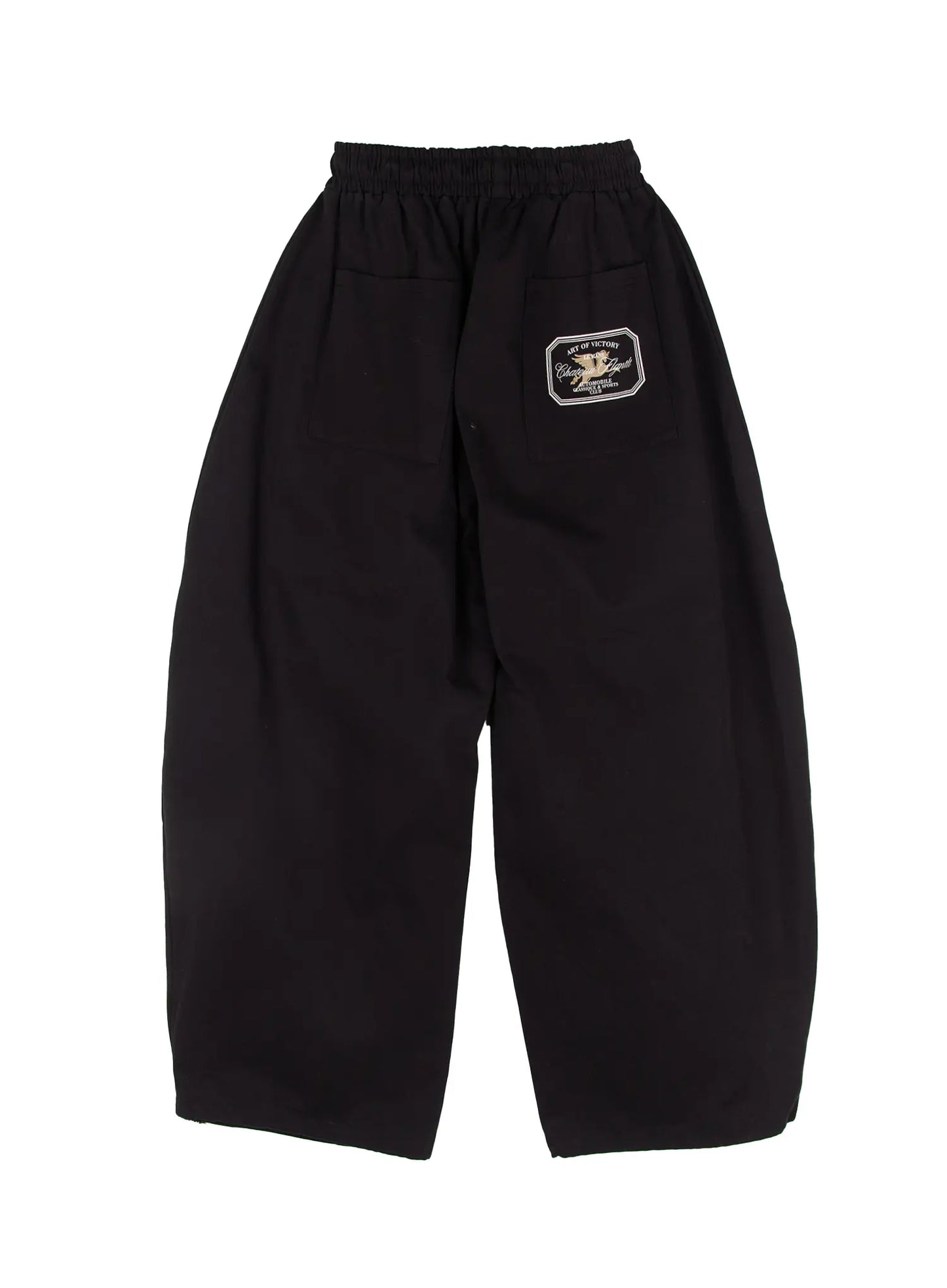 Back Pocket Detail White Pants CJ512