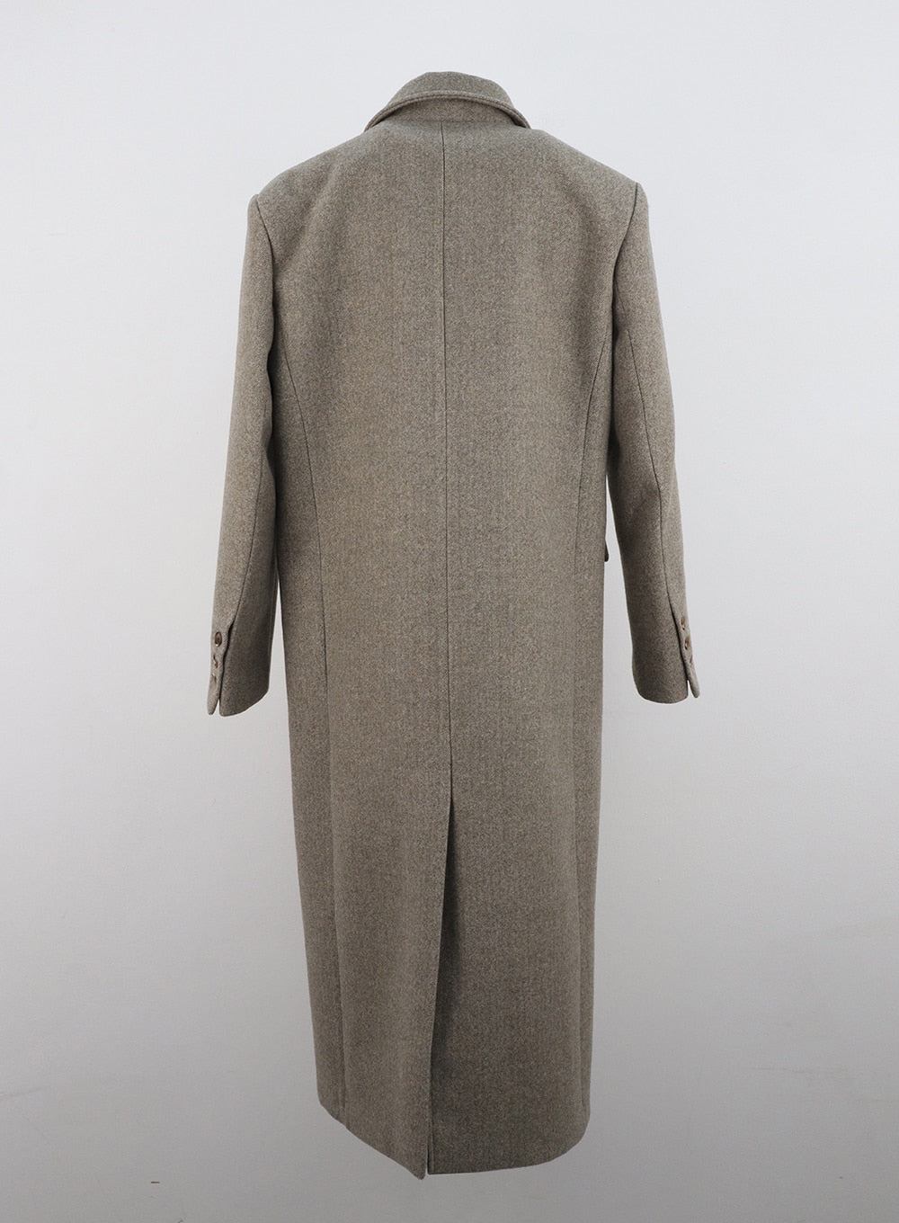 Button Tailored Maxi Coat CN309