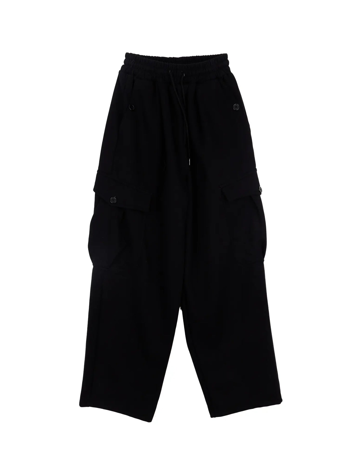 Button Wide Leg Cargo Sweatpants CF509