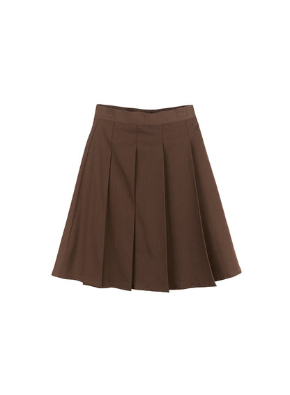 Classic Pleated Midi Skirt CF512