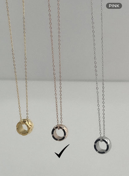 Bold Ring Necklace IL405