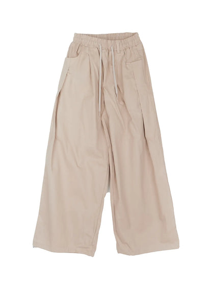 Balloon Wide Leg Cotton Pants CO515