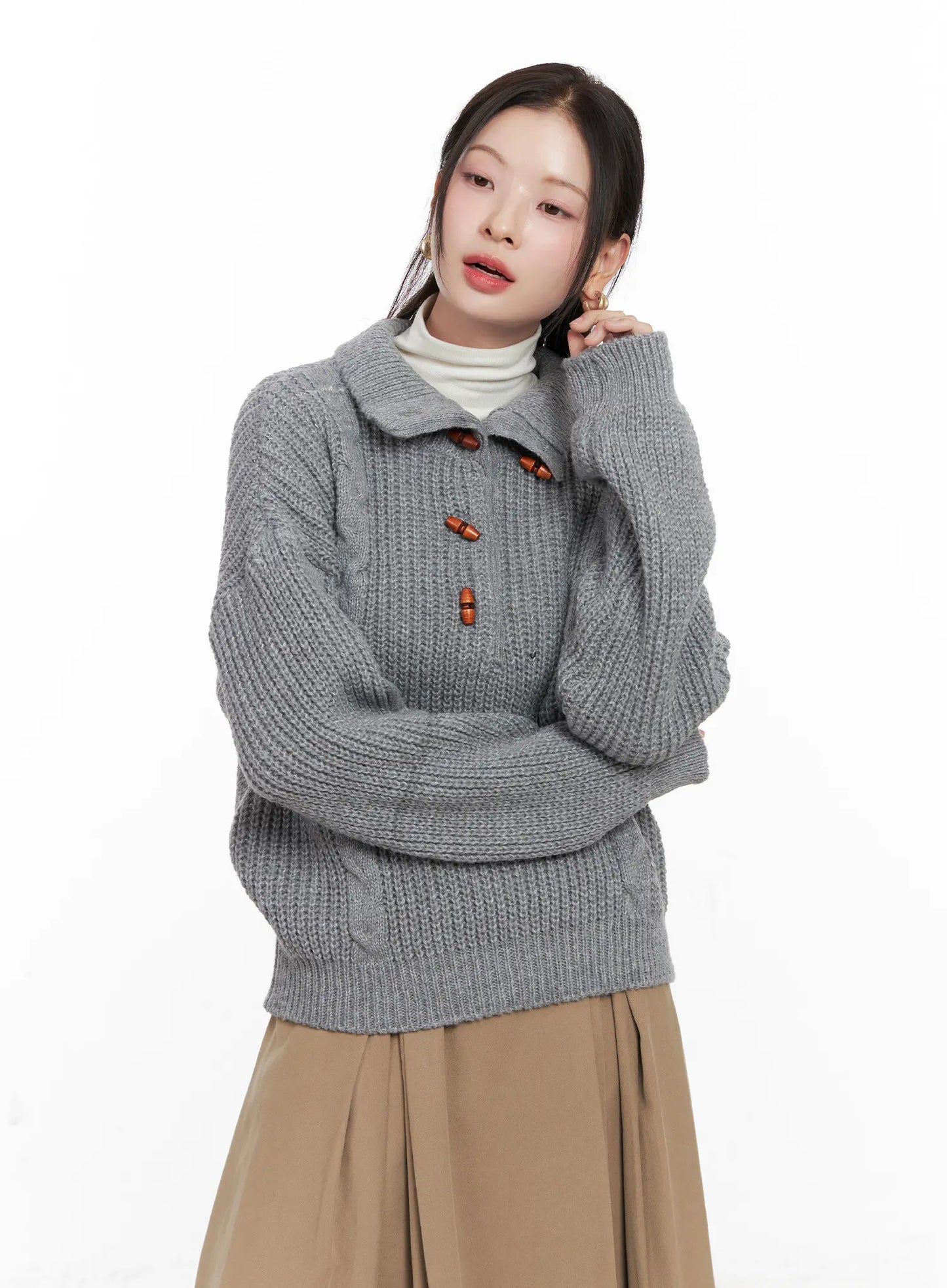 Chunky Knit Pullover CO531
