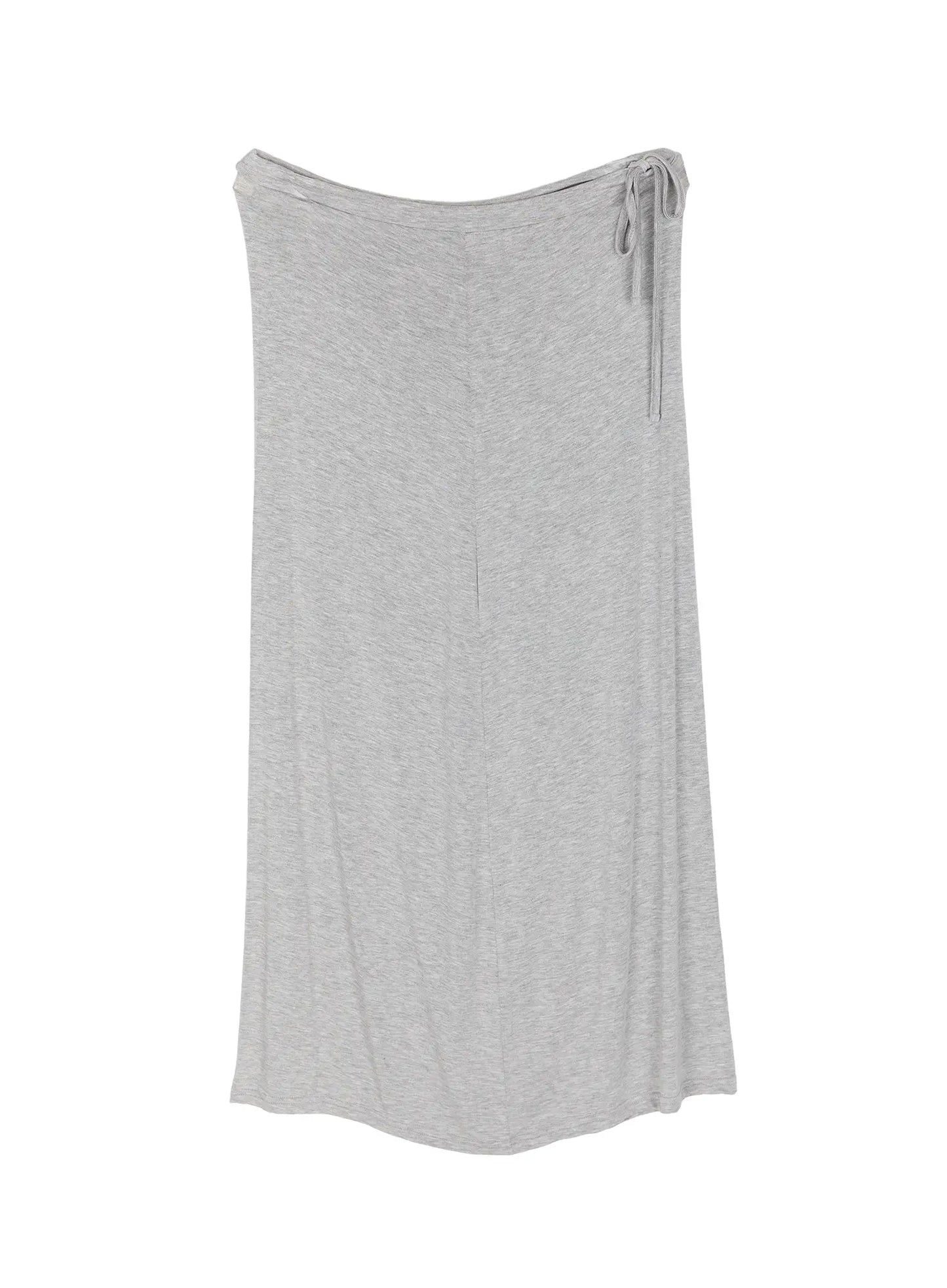 Basic Drawstring Maxi Skirt CU517