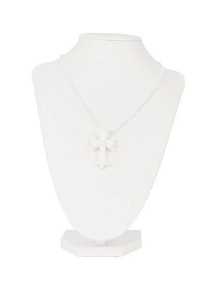 Black Cross Pendant Necklace CL528