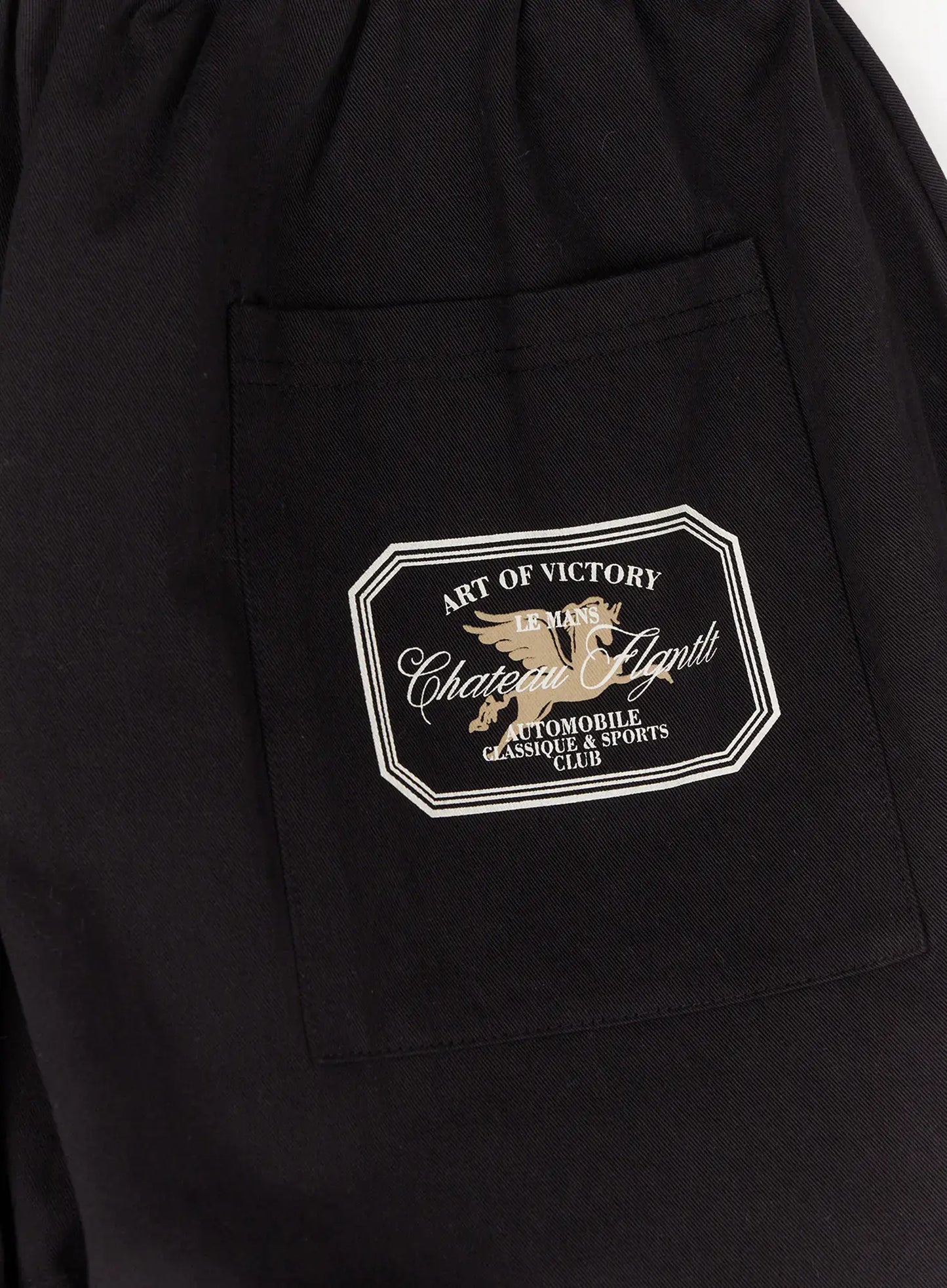 Back Pocket Detail White Pants CJ512