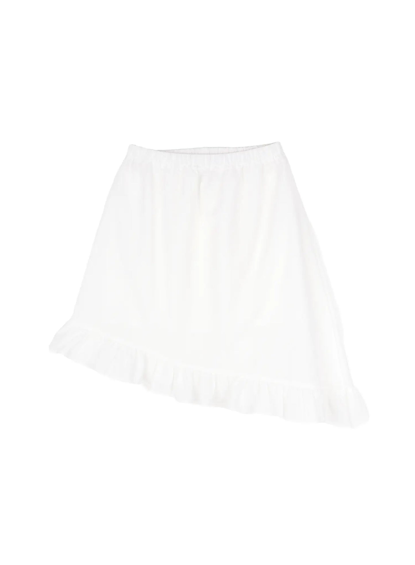 Asymmetric Frill Midi Skirt CY515