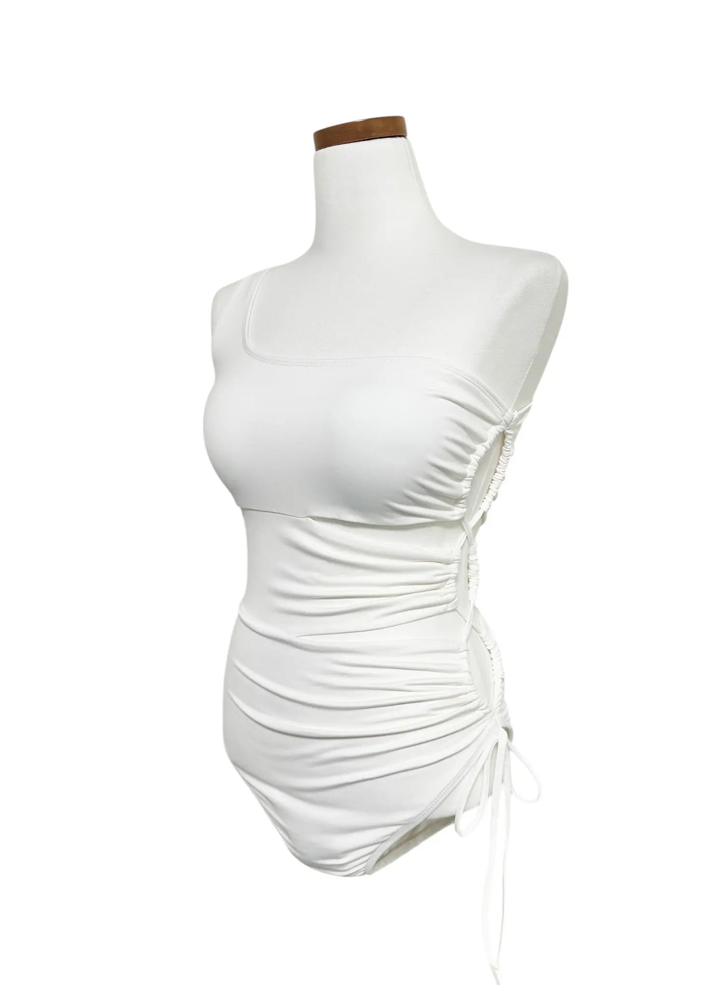 Asymmetric Strappy One Piece Swimsuit IY514