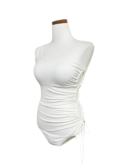 Asymmetric Strappy One Piece Swimsuit IY514