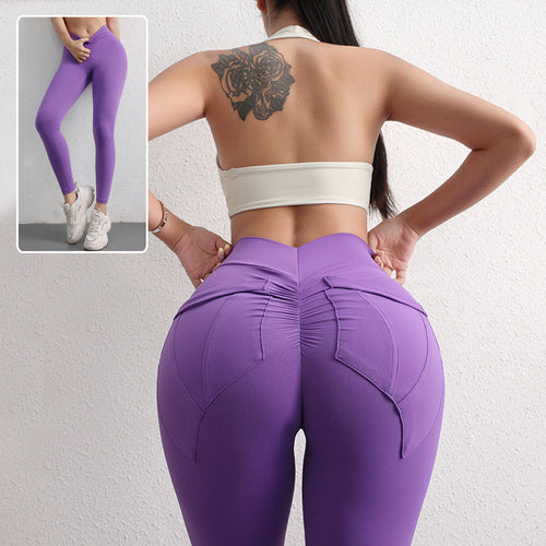 High Waist Yoga Leggings with Pockets