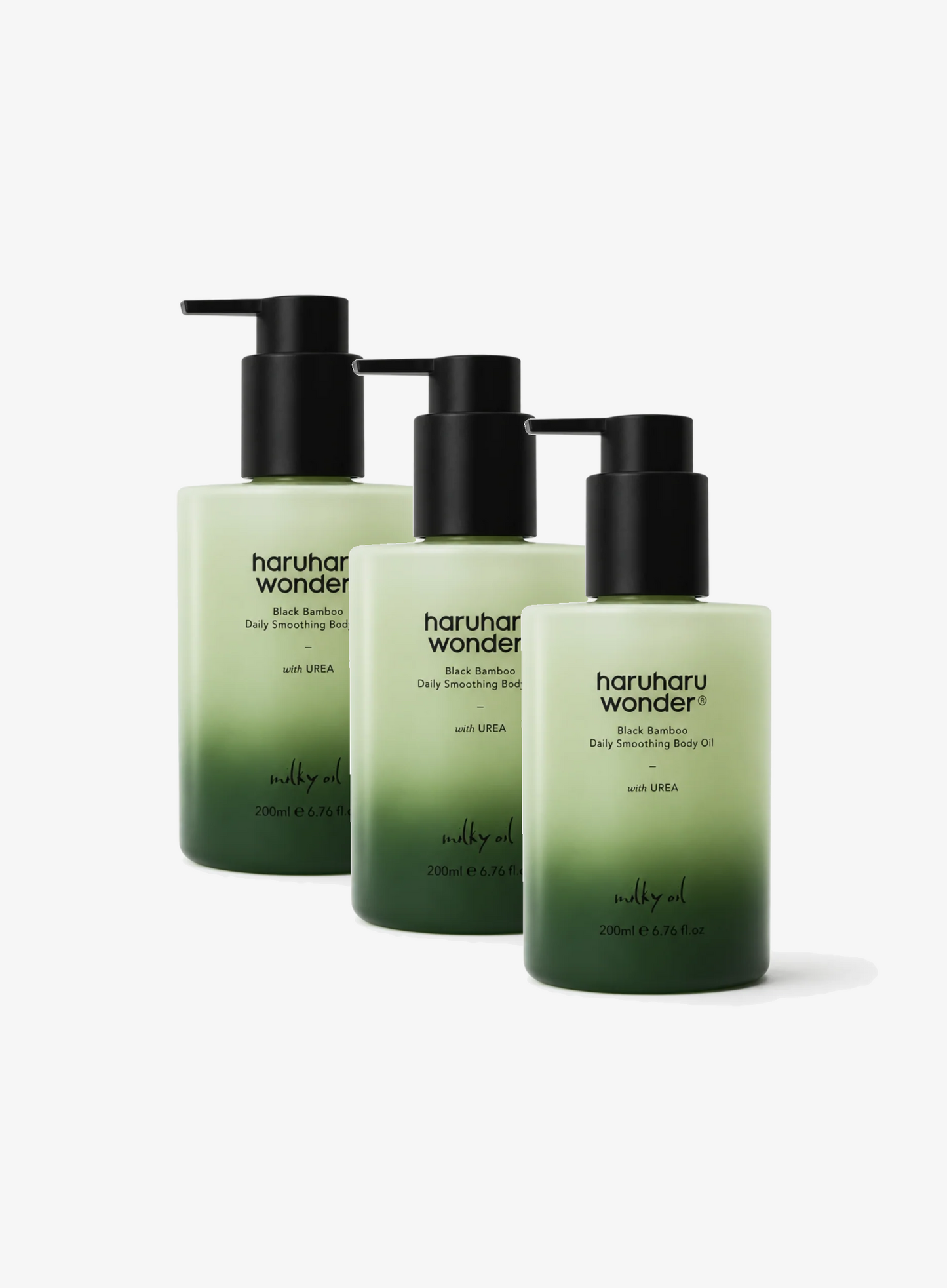 Black Bamboo Daily Soothing Body Oil Trio Set (200ml*3ea)