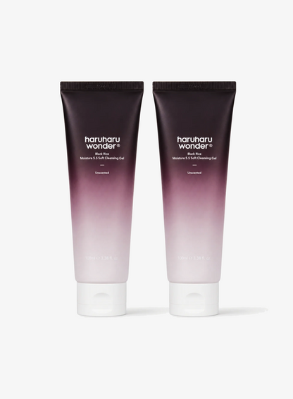 Black Rice Moisture 5.5 Soft Cleansing Gel Duo Set (100ml*2ea)