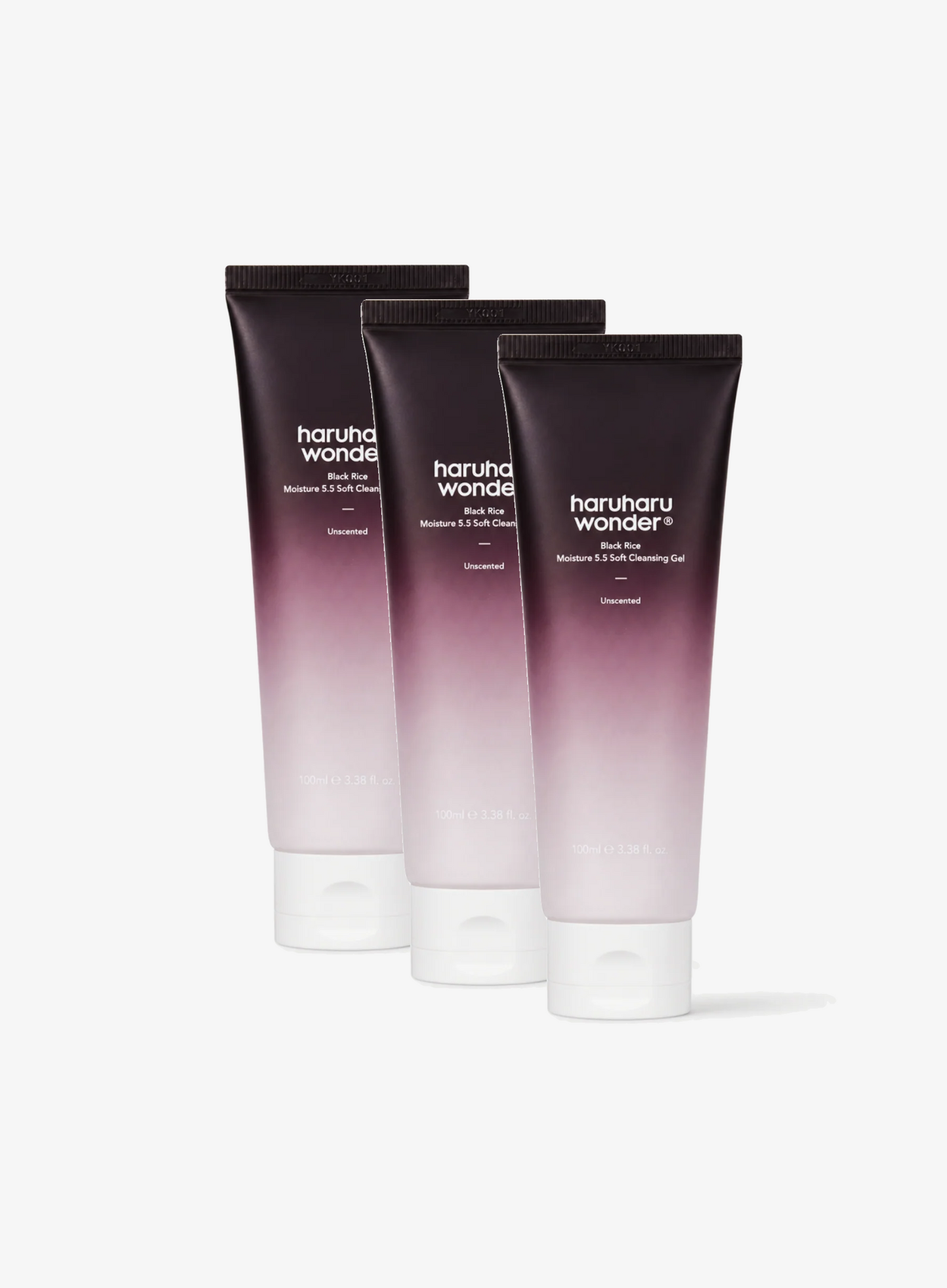 Black Rice Moisture 5.5 Soft Cleansing Gel Trio Set (100ml*3ea)