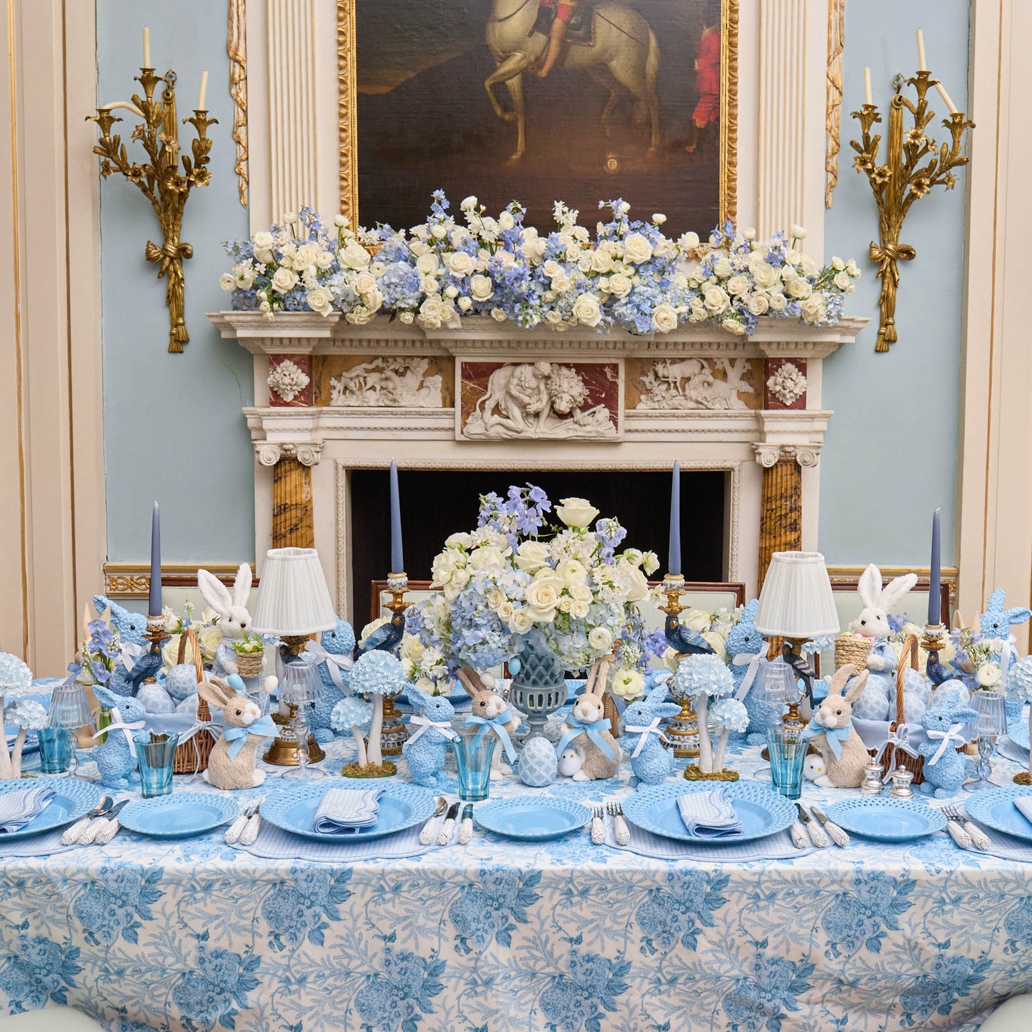 Blue Eloise Gingham Napkins (Set of 4)