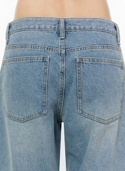 Adeya Cuffed Straight Jeans IU524