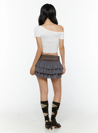 Asymmetric One-Shoulder Top CU529