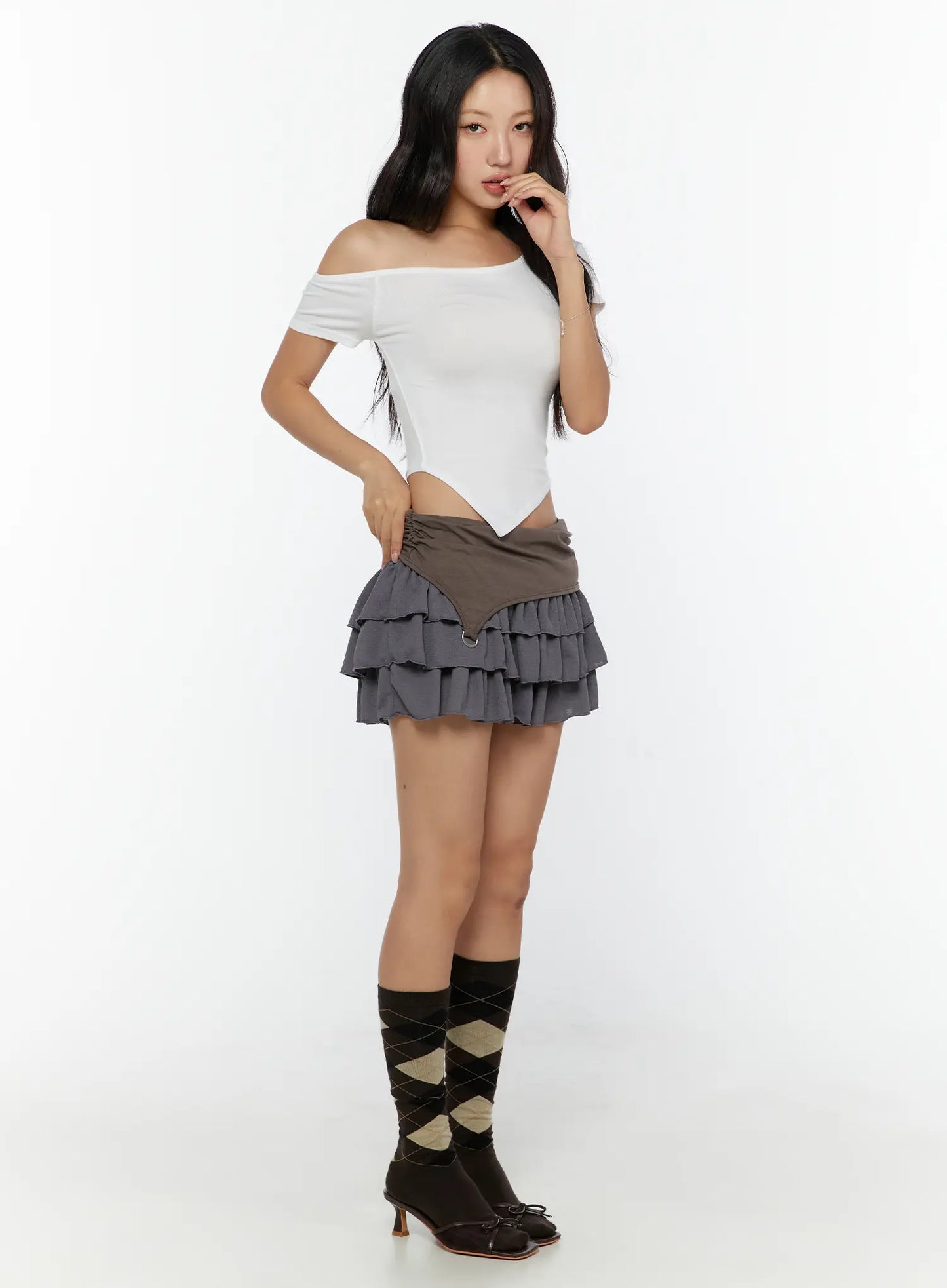 Asymmetric One-Shoulder Top CU529