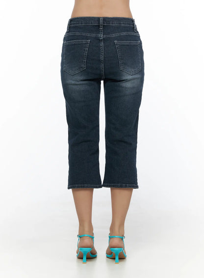 Axel Slit Capri Jeans CL510